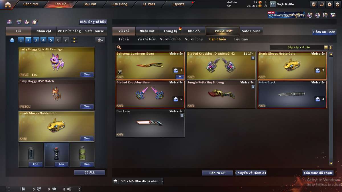 shop acc cf uy tin gia re